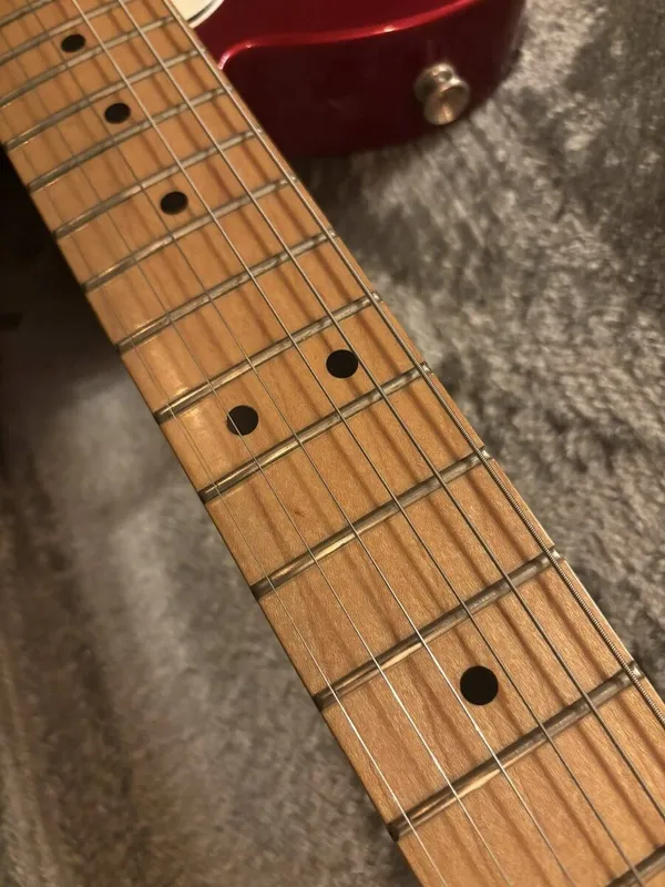 Guitar neck after professional setup by The Axe Forge, Gateshead