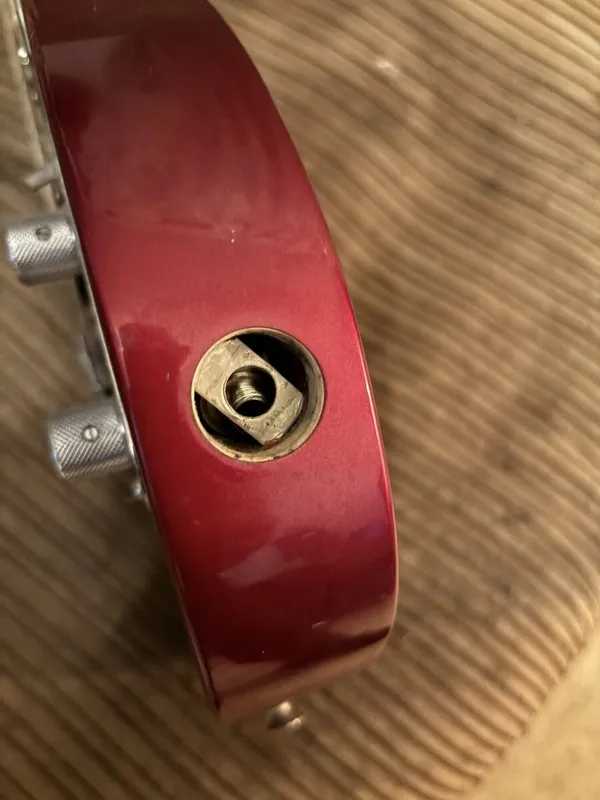 Guitar detail before maintenance work, The Axe Forge Gateshead