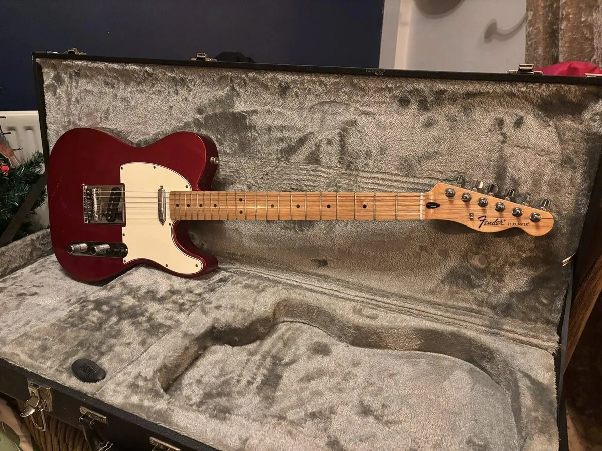 Fully restored guitar, completed at The Axe Forge workshop in Gateshead